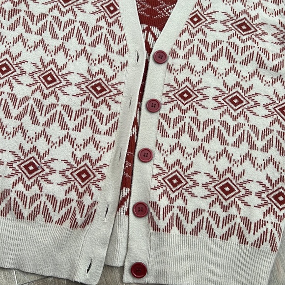 Western Aztec print cardigan, fits like a M - Picture 2 of 3